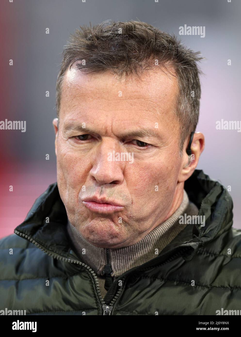 Lothar MatthŠus FC Bayern MŸnchen Union Berlino 1. Fussball Bundesliga Saison 2021 / 2022 19.3.2022 © diebilderwelt / Alamy Stock Foto Stock