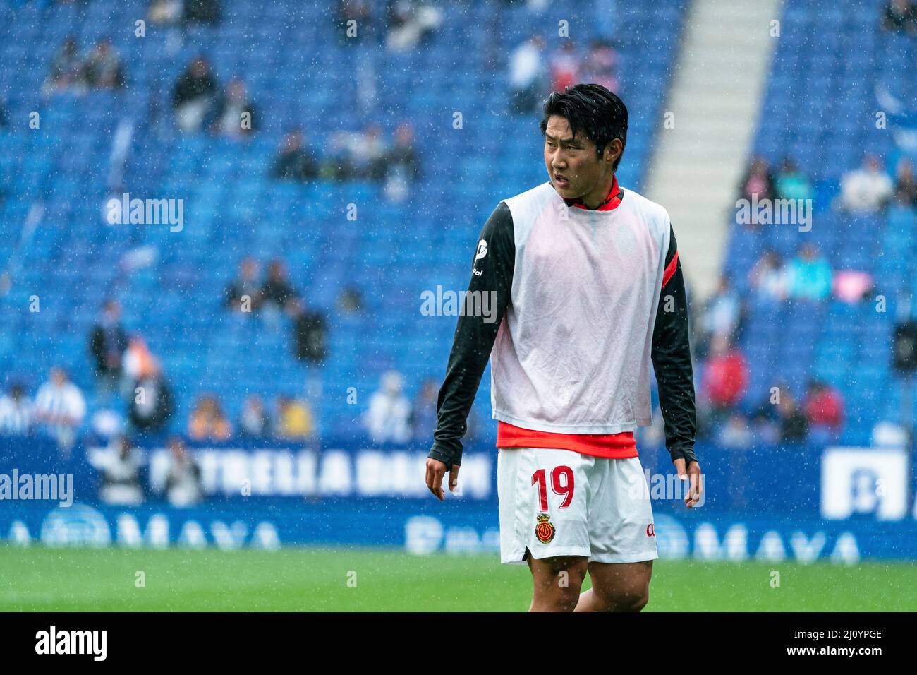 Cornellà, Spagna, 20, marzo 2022. Spagnolo la Liga: RCD Espanyol / RCD Mallorca. Credit: Joan Gosa/Alamy Foto Stock