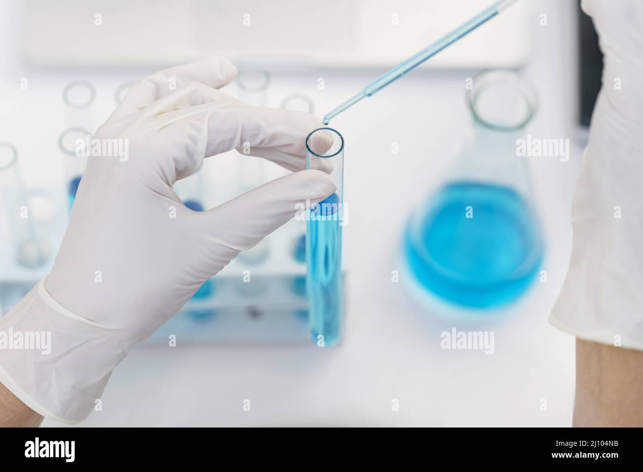 Ricercatori di attrezzature Foto Stock