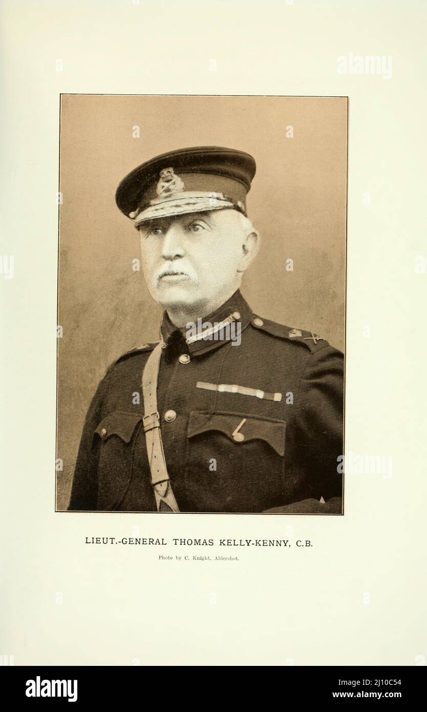 Tenente - Generale Thomas Kelly-Kenny dal libro " Sudafrica e la guerra Transvaal " di Louis Creswicke, Editore; Edimburgo : T. C. & E. C. Jack 1900 Foto Stock