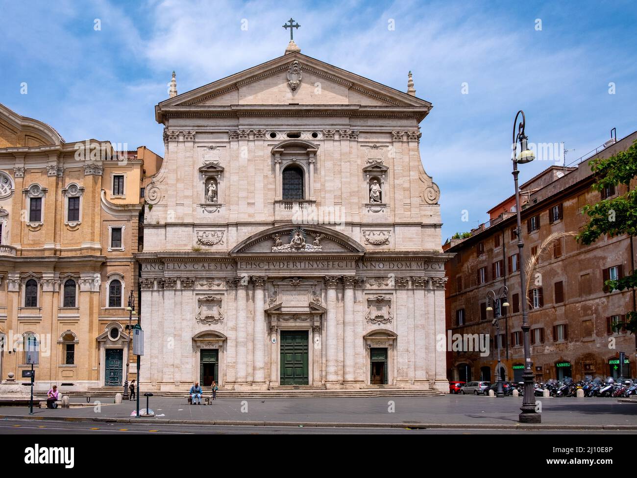Roma, Italia - 27 maggio 2018: Santa Maria in Vallicella chiesa dell'Ordine Oratorio, anche Chiesa Nuova, in corso Vittorio Emanuele II in centro storico Foto Stock