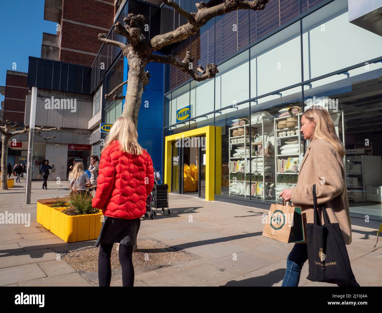 Filiale del negozio di mobili IKEA, Hammersmith London, Foto Stock