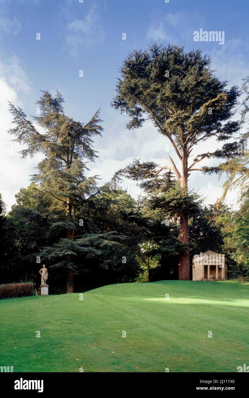 Rousham Park, Tempel Foto Stock
