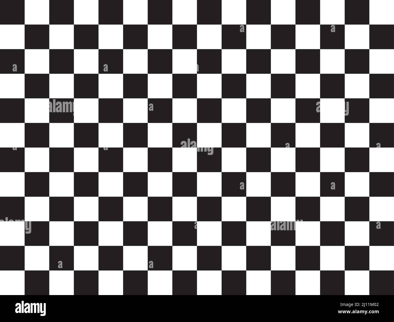 Scacchiera in bianco e nero motivo di sfondo astratto Illustrazione Vettoriale