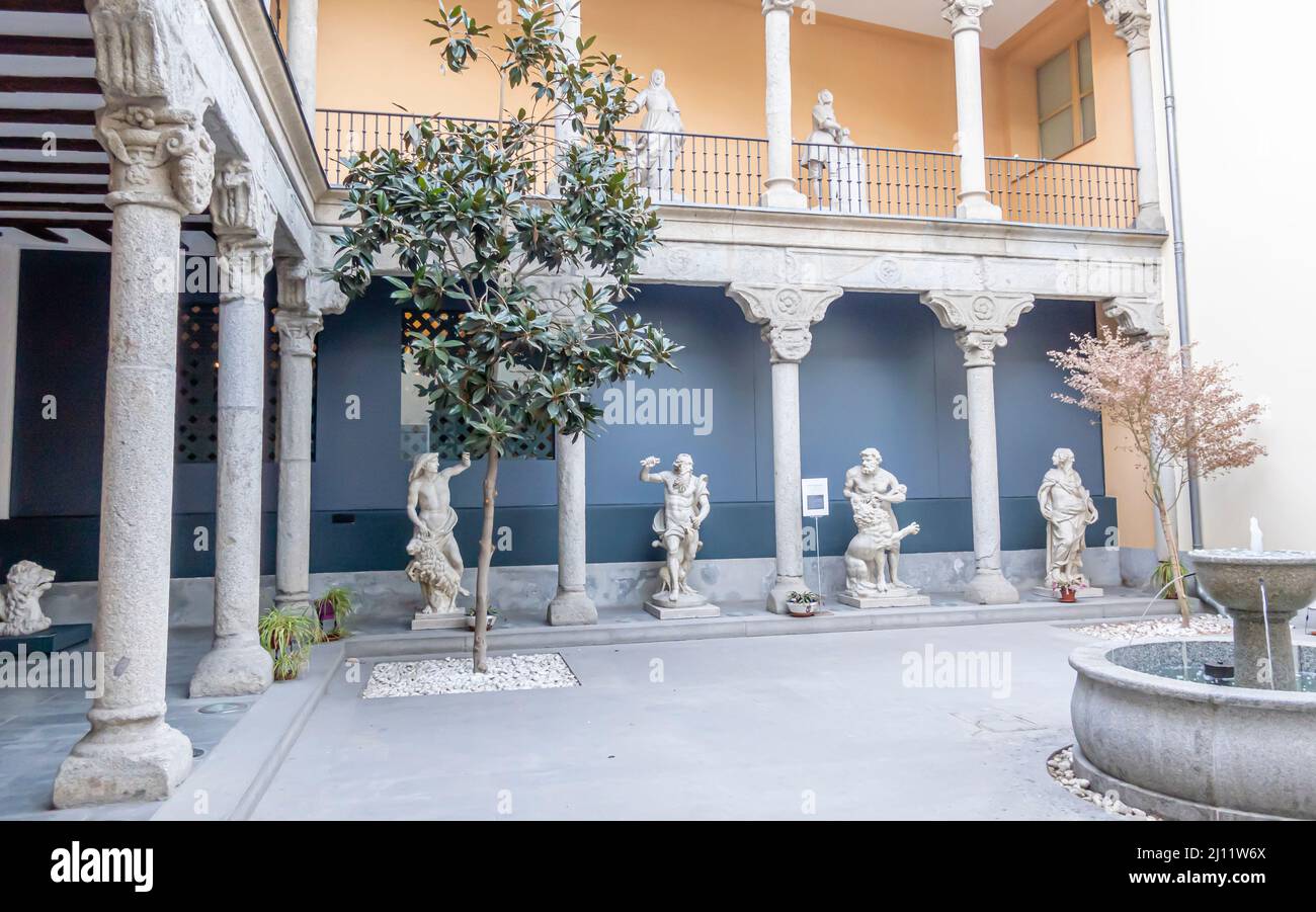 Museo de San Isidoro un cortile rinascimentale del 16th secolo, Madrid Spagna Foto Stock