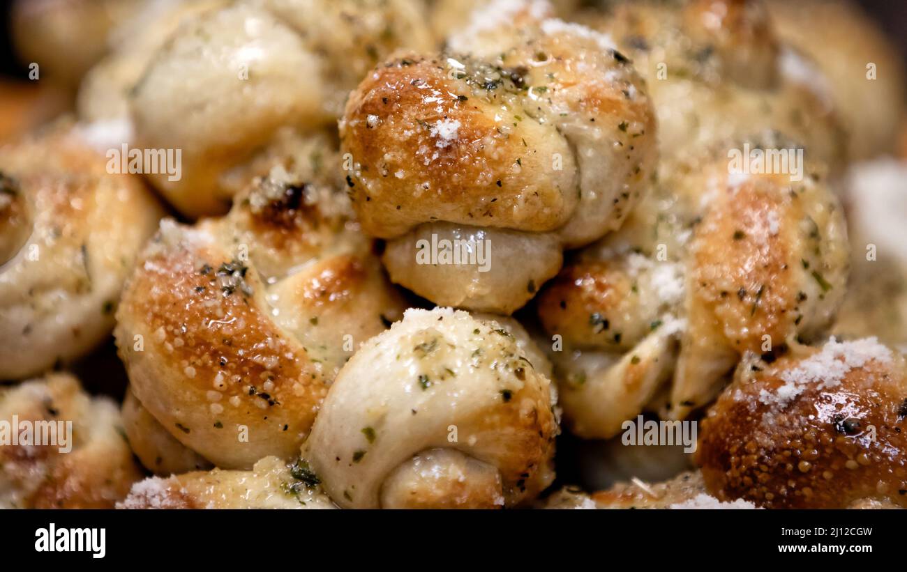 Nodi di aglio Foto Stock