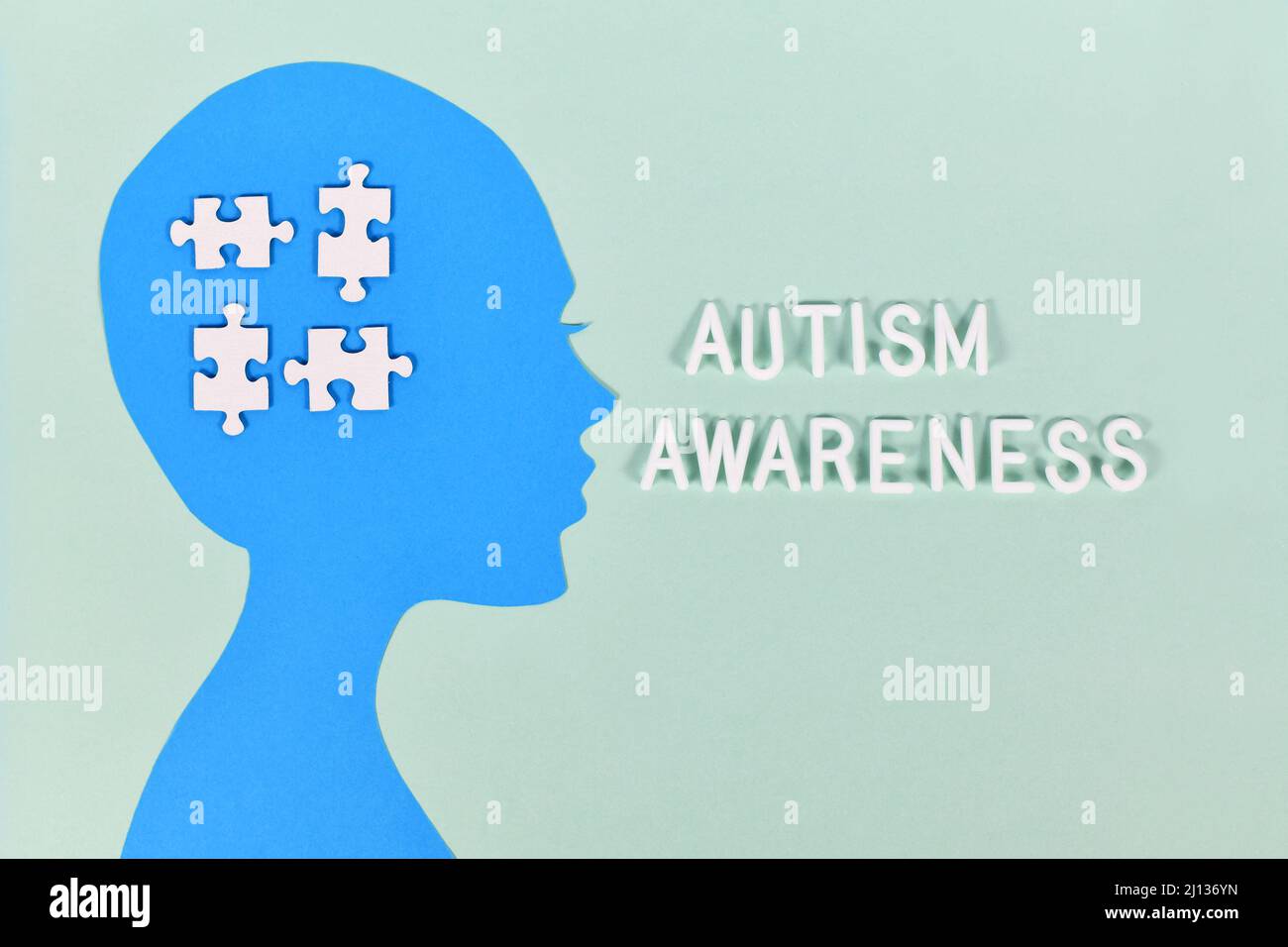 World Autism awareness Day Concept Foto Stock