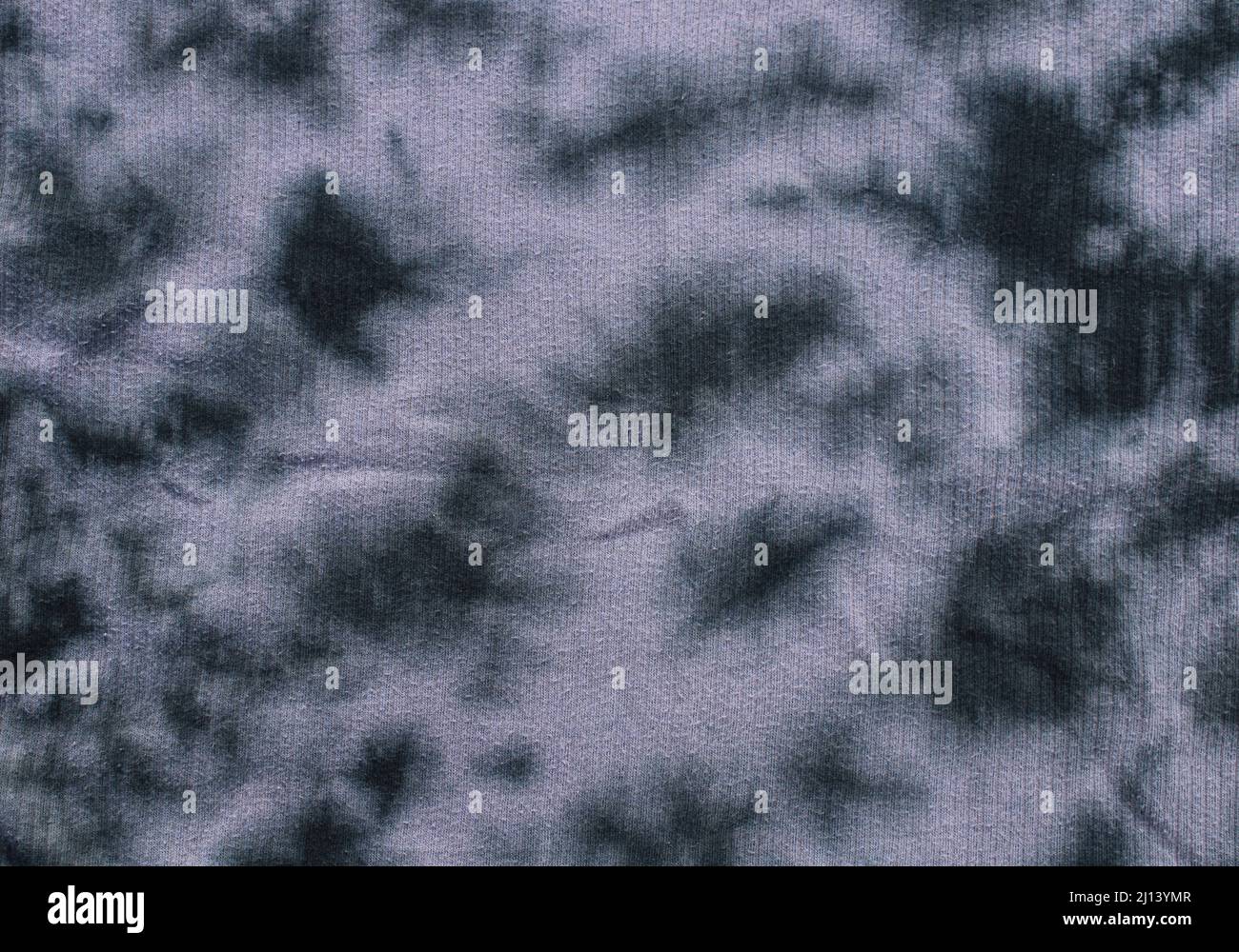 Un semplice motivo grigio e nero per le tie su un panno in cotone a coste Foto Stock