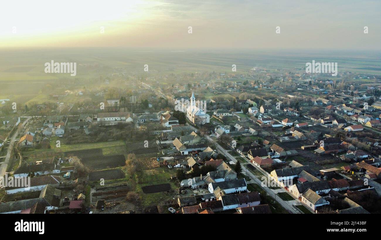 una foto dalla vista panoramica della città Foto Stock