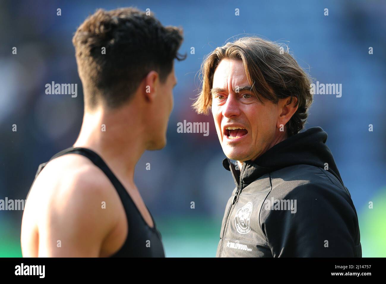 NORGAARD,FRANK, LEICESTER CITY FC V BRENFORD FC, 2022 Foto Stock