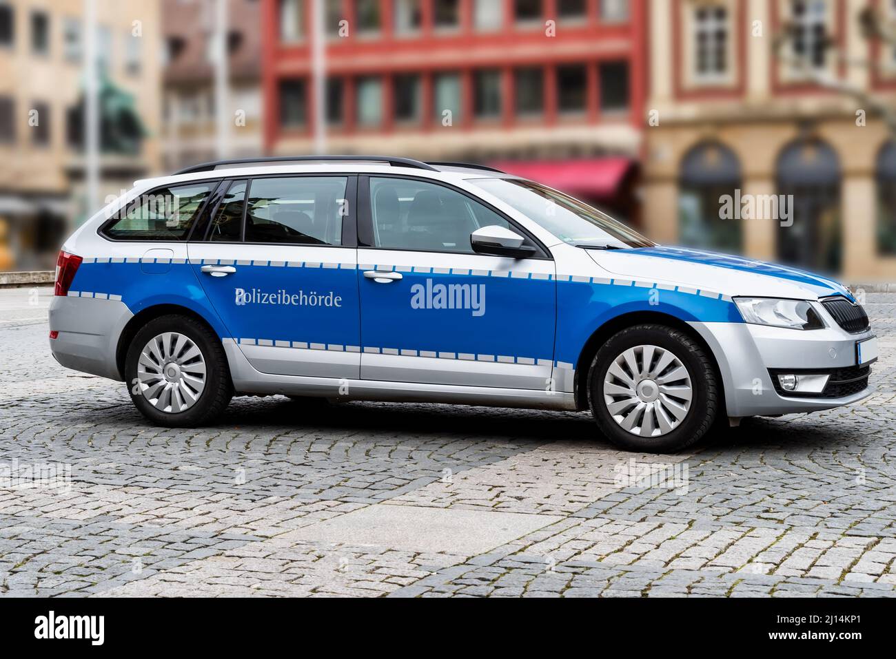 Auto dell'autorità di polizia (Polizeibehörde) a Baden Württemberg, Germania Foto Stock