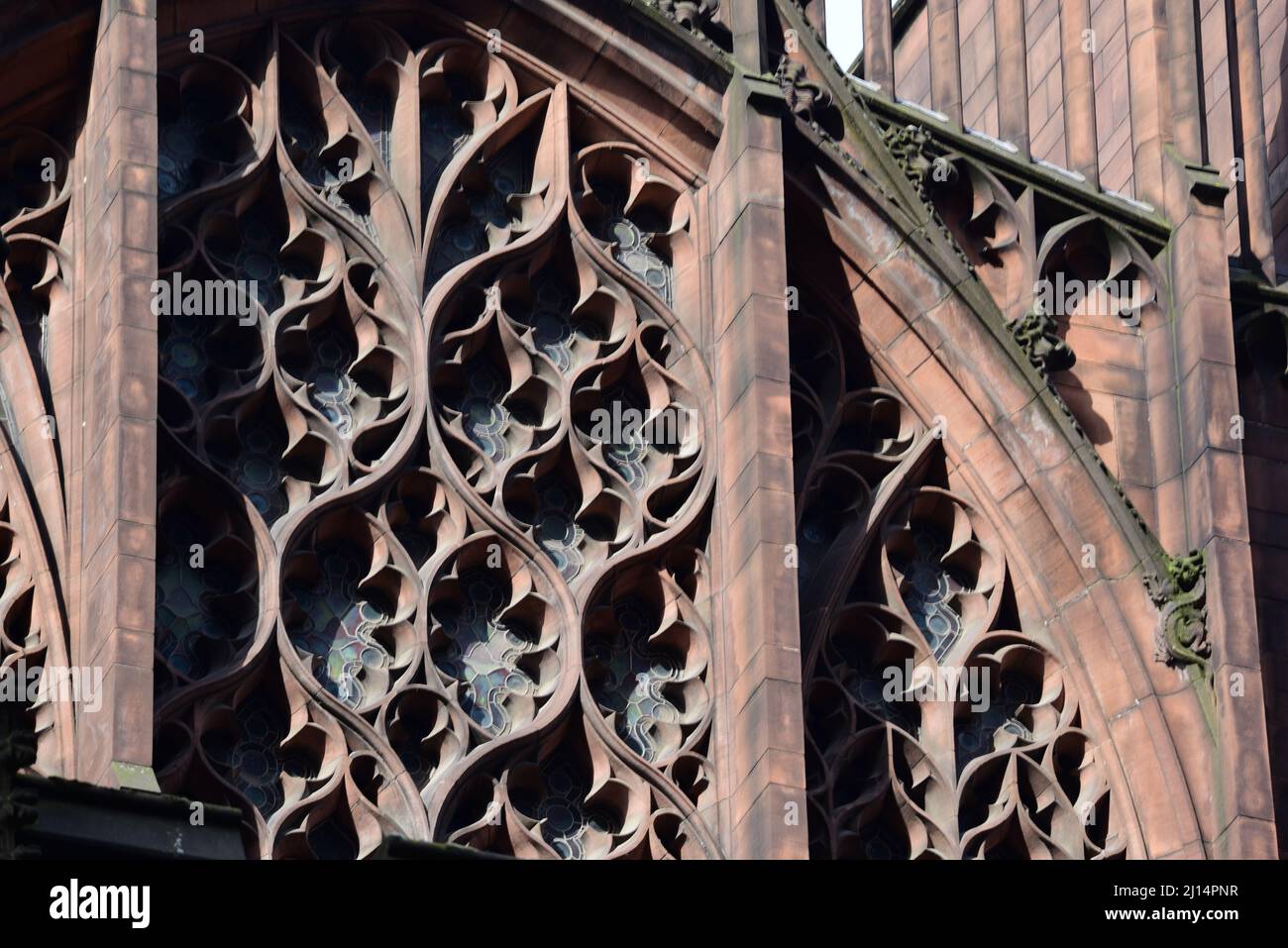 John Rylands Library e Manchester Foto Stock