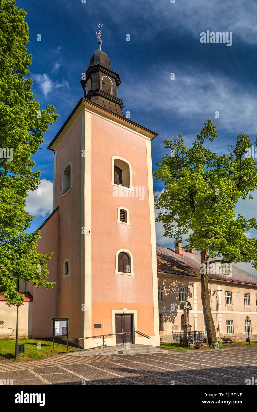 Edificio storico a Kremnica, importante città mineraria medievale, Slovacchia, Europa Foto Stock