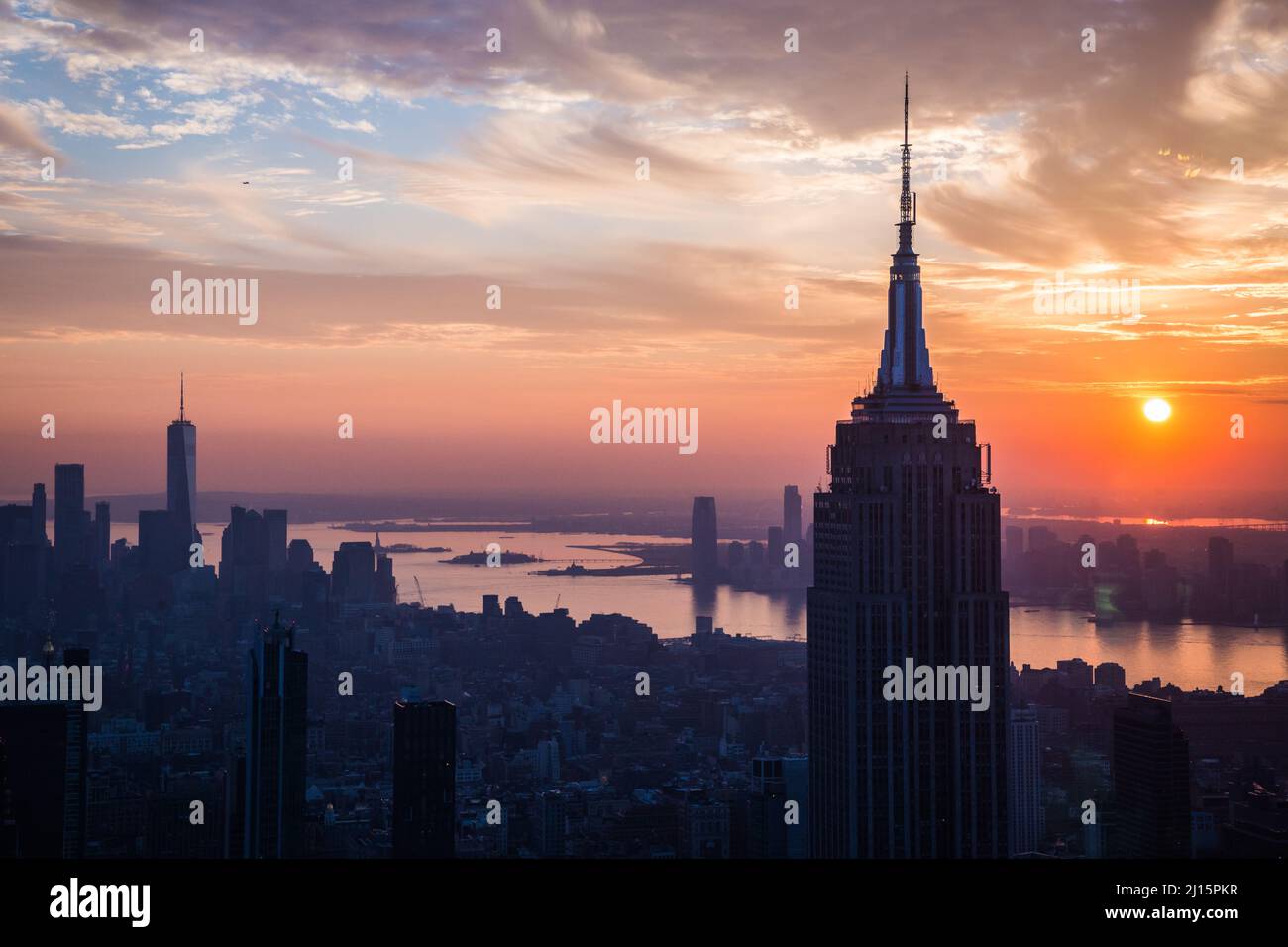 Vista dello skyline dalla Summit One Vanderbilt Foto Stock