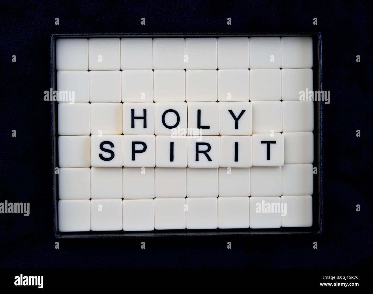 Spirito Santo: Parole costituite da combinazioni di lettere Foto Stock