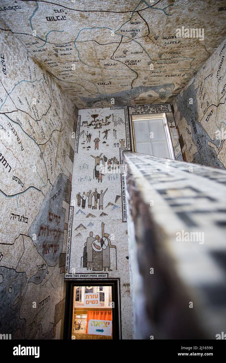 La città crociata di Acre/Akko in Israele. Foto Stock