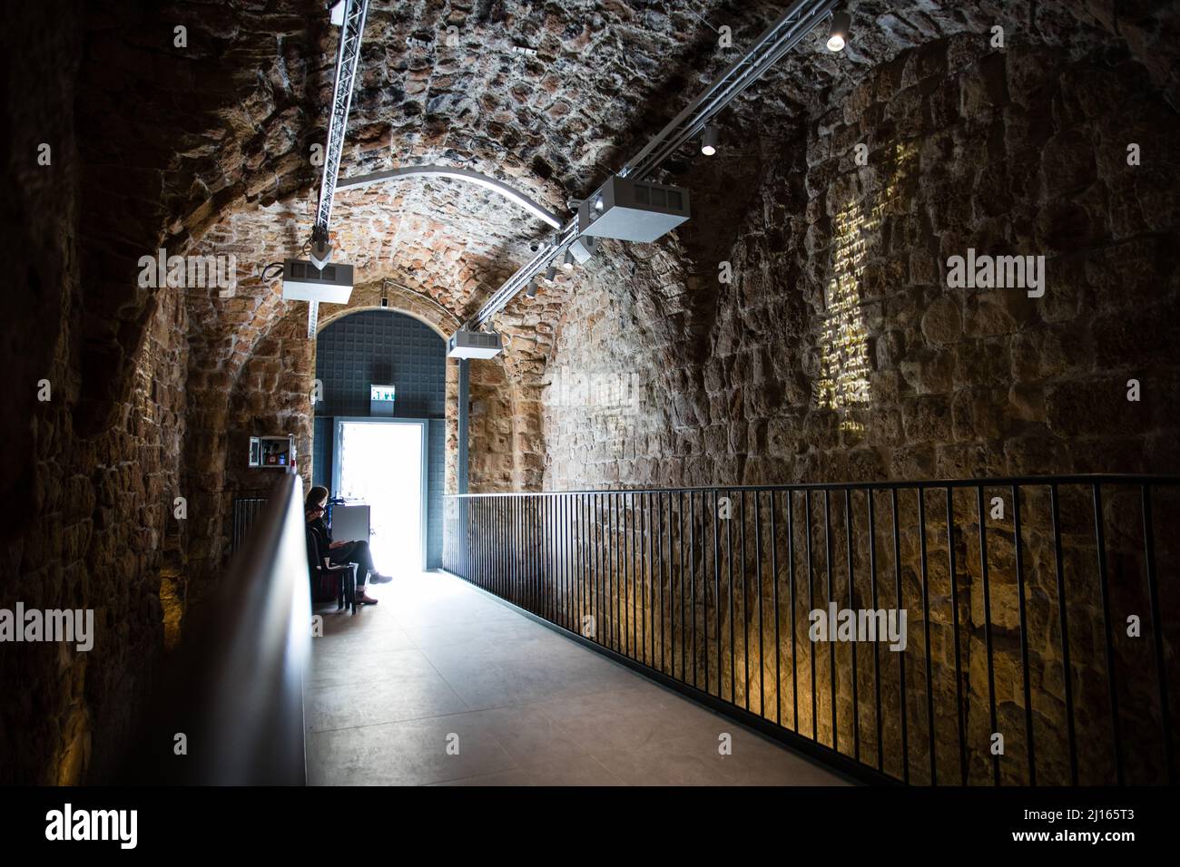 La città crociata di Acre/Akko in Israele. Foto Stock