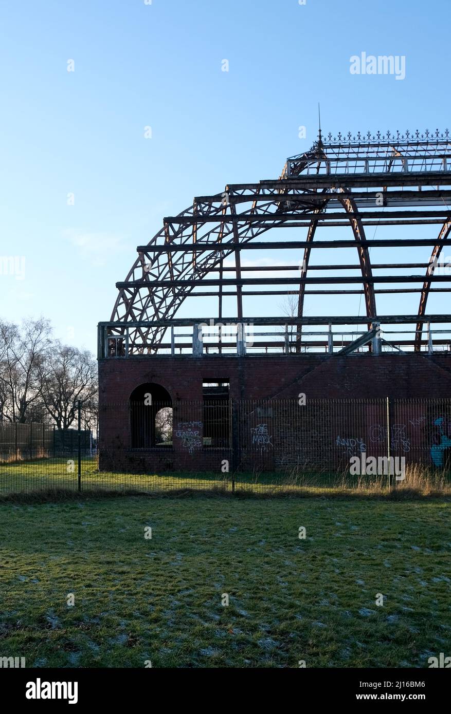 Springburn Winter Gardens, Glasgow. Inverno 2021. Foto Stock