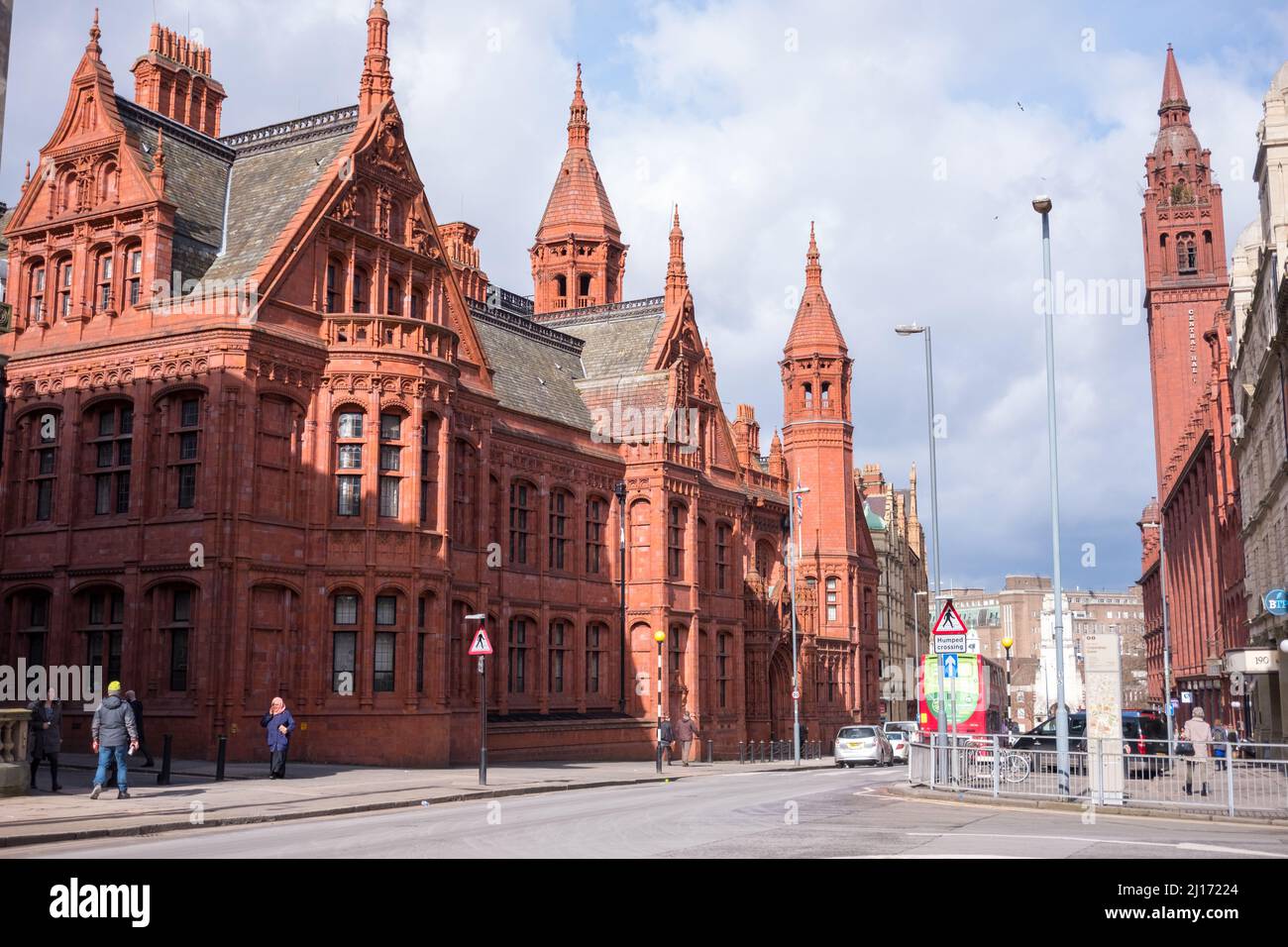 Victoria Law Courts nel centro di Birmingham Foto Stock