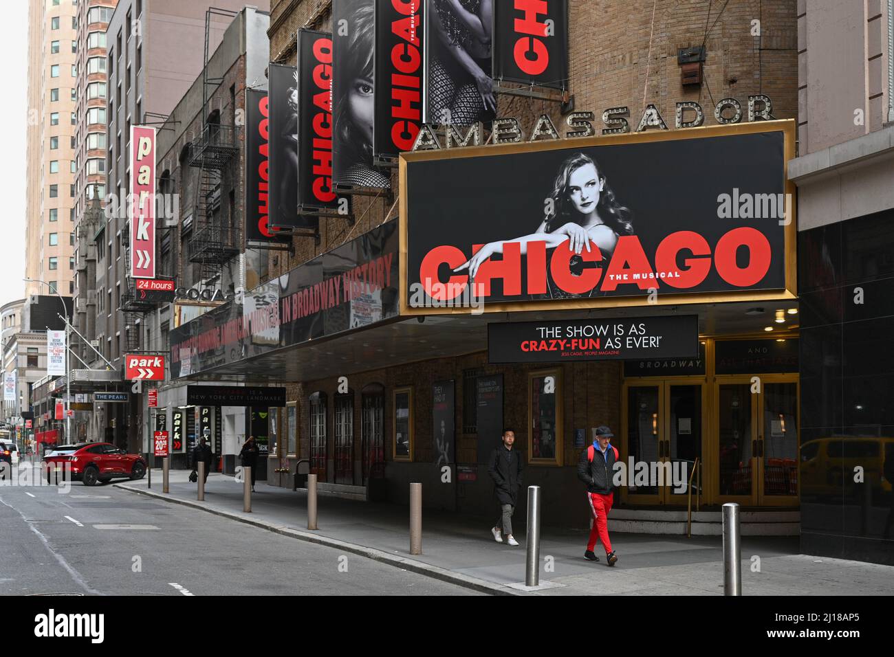 'Chicago' a Broadway all'Ambassador Theatre il 23 marzo 2022 a New York. Foto Stock