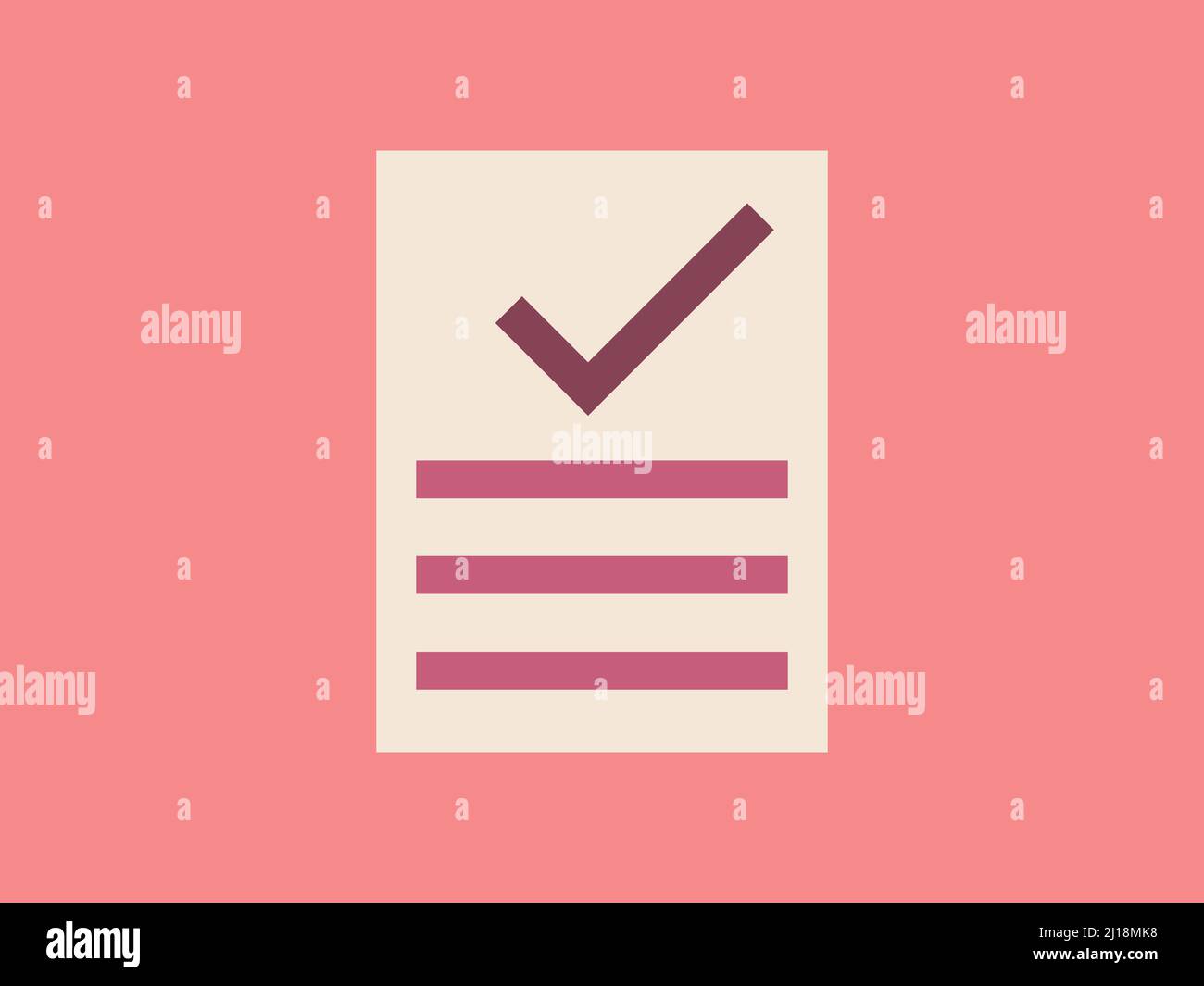 Icona di controllo dei fatti. Informazioni affidabili e illustrazione della fonte. Vettore. Illustrazione Vettoriale