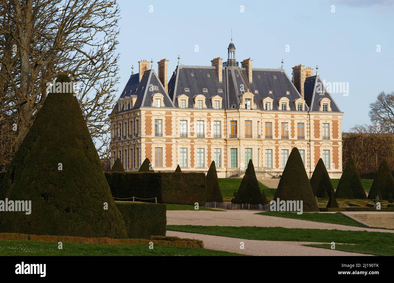 Castello di Sceaux - grande casa di campagna a Sceaux, Hauts-de-Seine, non lontano da Parigi, Francia. Foto Stock