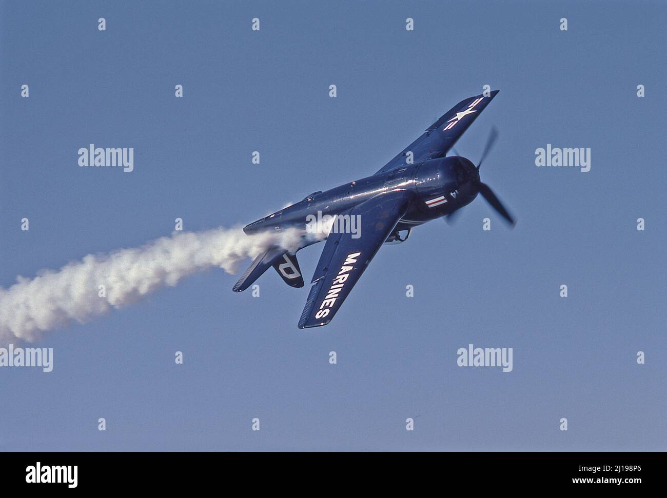 WWII Grumman F8F Navy e Marine Bearcat aereo da combattimento basato su portaerei. Foto Stock