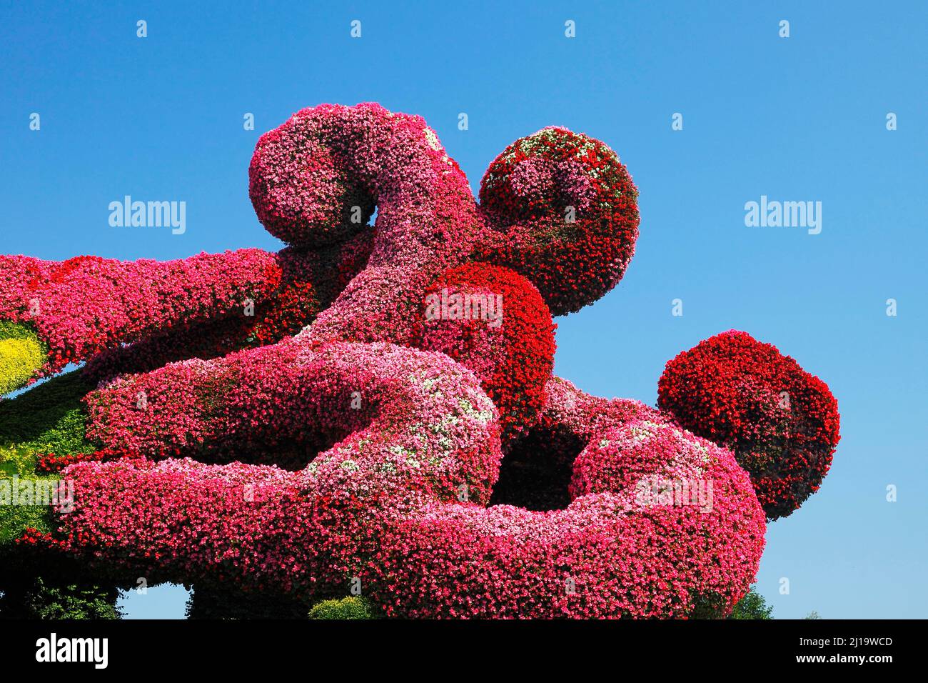 Scultura vegetale, orticoltura, Giardino Botanico, Montreal, provincia del Québec, Canada Foto Stock