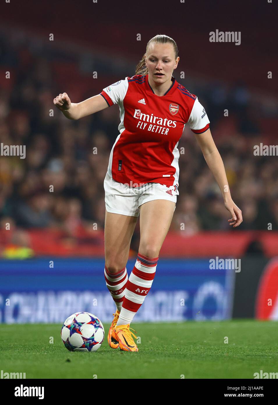 Londra, Inghilterra, 23rd marzo 2022. Frida Maanum dell'Arsenal durante la partita della UEFA Womens Champions League all'Emirates Stadium di Londra. Il credito d'immagine dovrebbe leggere: David Klein / Sportimage Credit: Sportimage/Alamy Live News Foto Stock