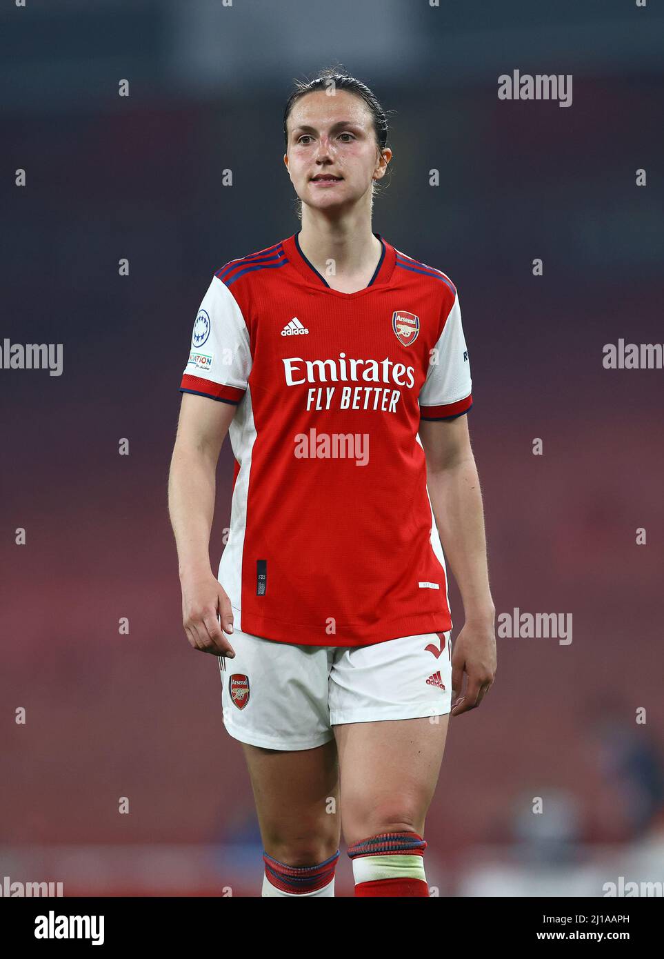 Londra, Inghilterra, 23rd marzo 2022. Vivianne Miedema dell'Arsenale durante la partita della UEFA Womens Champions League all'Emirates Stadium di Londra. Il credito d'immagine dovrebbe leggere: David Klein / Sportimage Credit: Sportimage/Alamy Live News Foto Stock