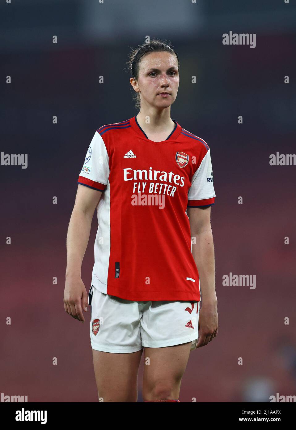 Londra, Inghilterra, 23rd marzo 2022. Vivianne Miedema dell'Arsenale durante la partita della UEFA Womens Champions League all'Emirates Stadium di Londra. Il credito d'immagine dovrebbe leggere: David Klein / Sportimage Credit: Sportimage/Alamy Live News Foto Stock