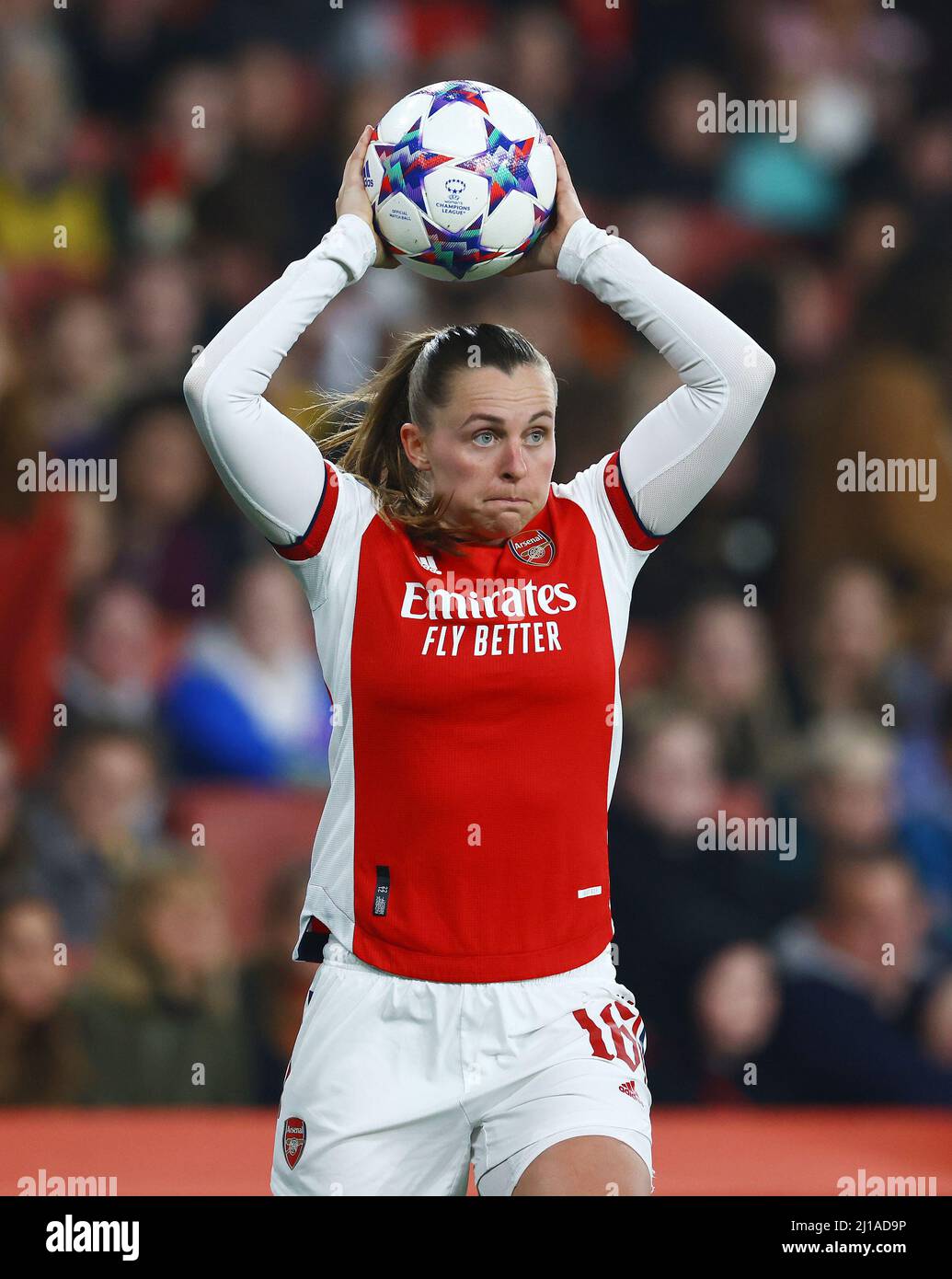 Londra, Inghilterra, 23rd marzo 2022. Noell Maritz dell'Arsenal durante la partita della UEFA Womens Champions League all'Emirates Stadium di Londra. Il credito d'immagine dovrebbe leggere: David Klein / Sportimage Credit: Sportimage/Alamy Live News Foto Stock