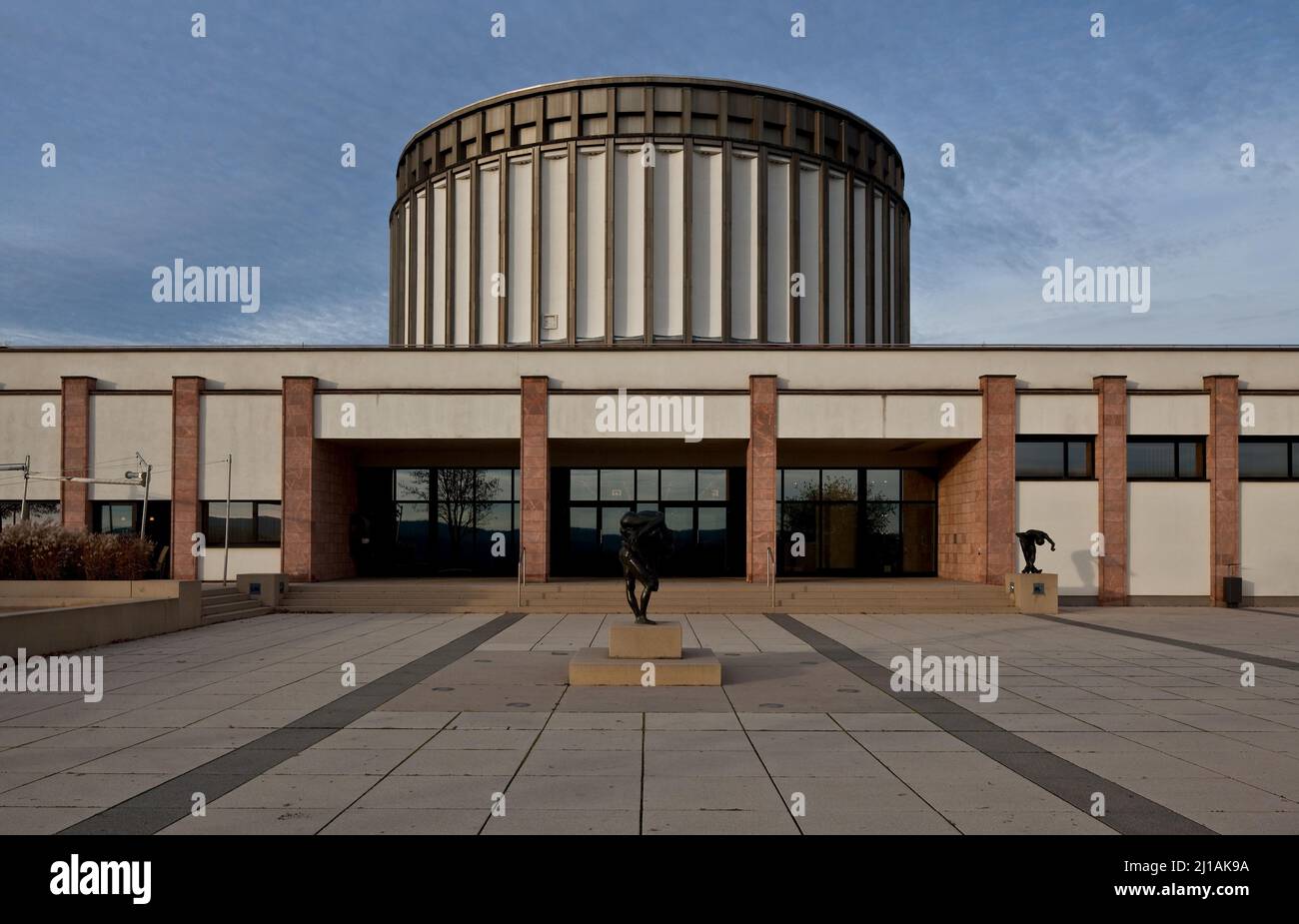 Bad Frankenhausen, Panoramabau 1974-89 für Monumentalgemälde FRÜHBÜRGERLICHE RIVOLUZIONE IN GERMANIA von Werner Tübke Rotunde H 19 m Durchm 44 m. Foto Stock