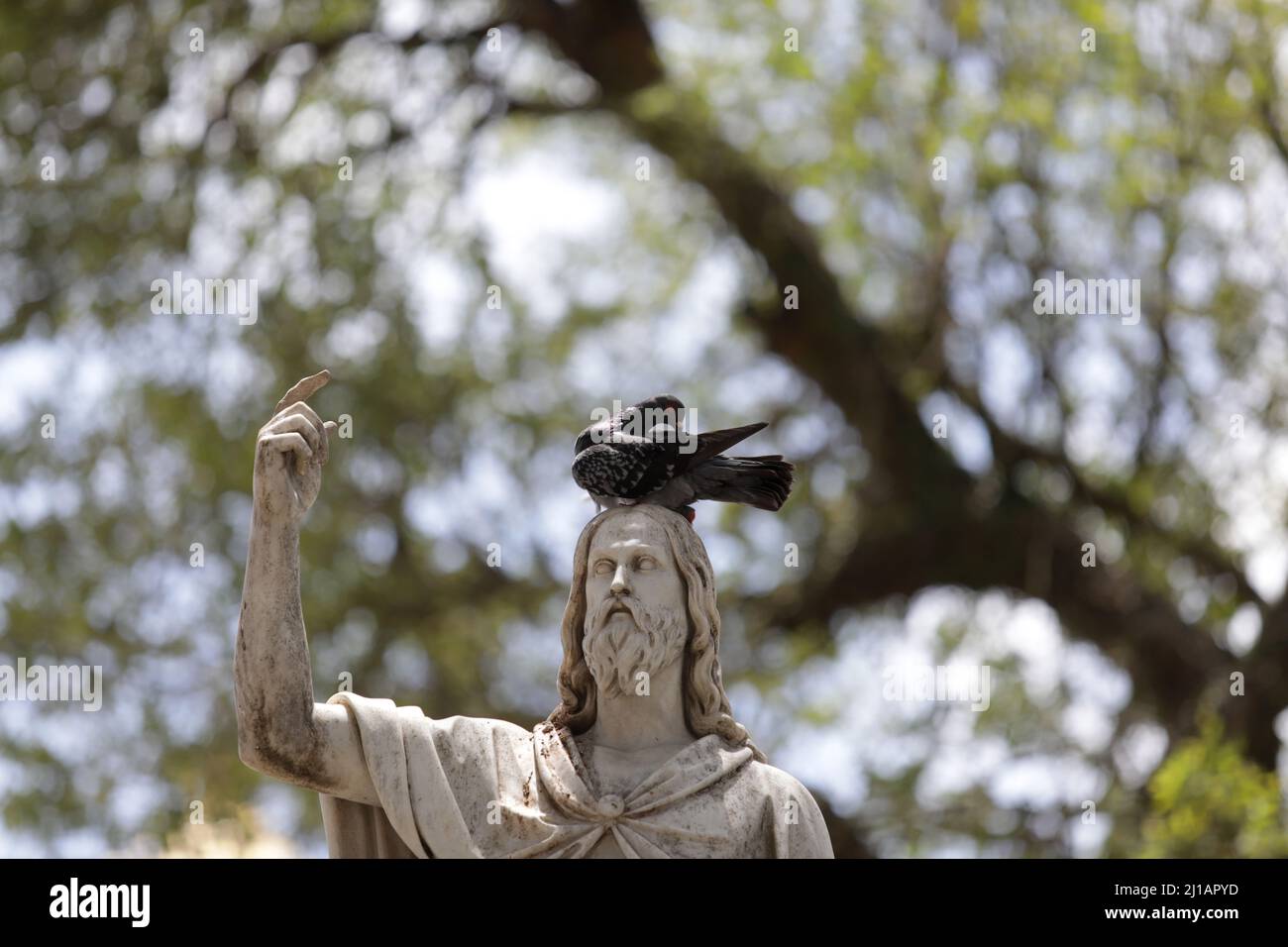 salvador, bahia, brasile - 4 ottobre 2019: Vista della regione di Colina Sagrada vicino alla chiesa di Bonfim nella città di Salvador. Foto Stock