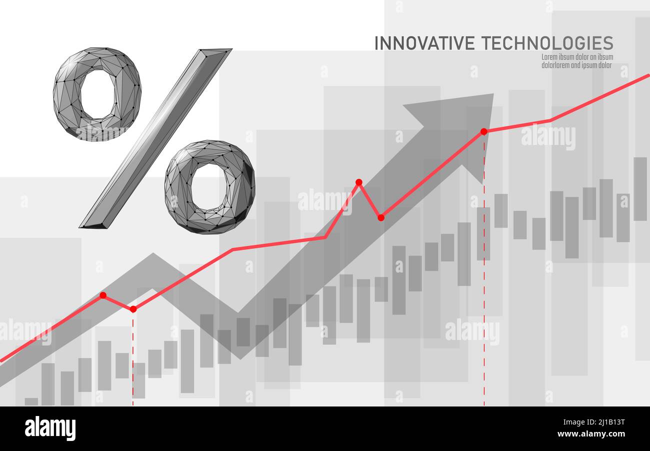 Grafico crescente dell'inflazione che aumenta il rischio. Macroeconomia analisi dei dati di marketing crysis. Recessione finanziaria verso il basso crescita vettore di iperinflazione Illustrazione Vettoriale