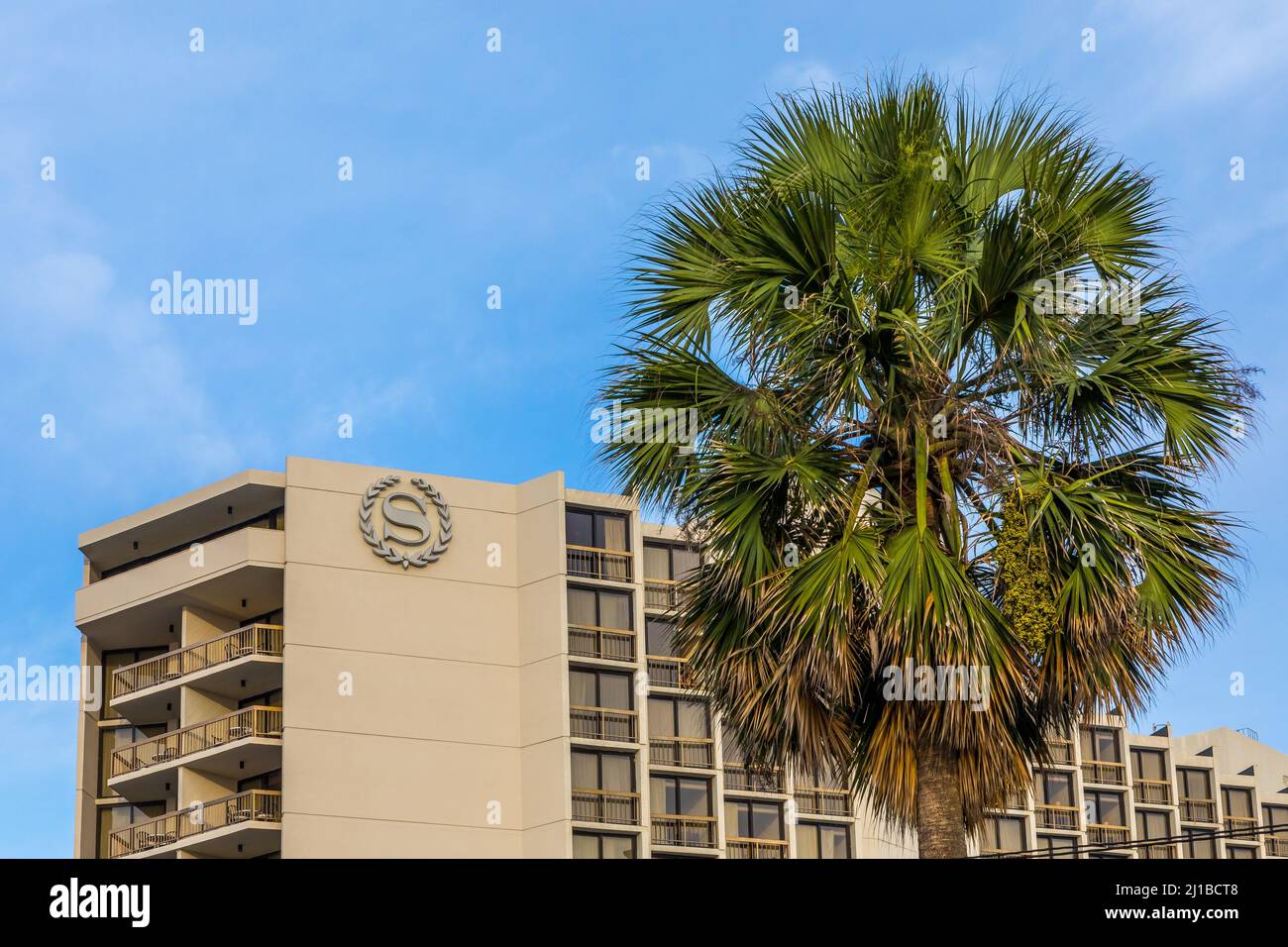 ILLUSTRAZIONE HOTEL SHERATON, MARRIOTT INTERNATIONAL, SANTO DOMINGO, REPUBBLICA DOMINICANA Foto Stock