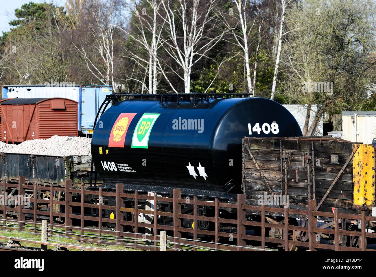 ottima ferrovia centrale nel quorn leicestershire Foto Stock