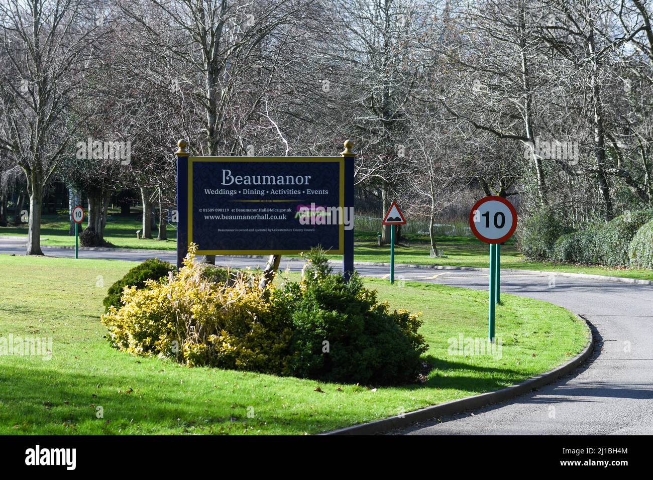 beaumanor hall in leicestershire Foto Stock