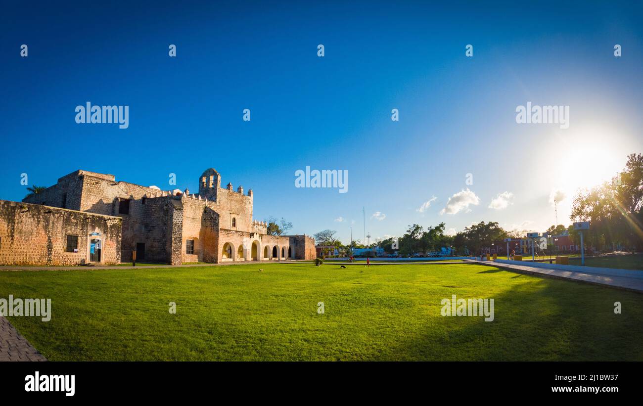 Convento di San Bernardino di Siena a Valladolid, Messico. Conquista spagnola. Foto Stock
