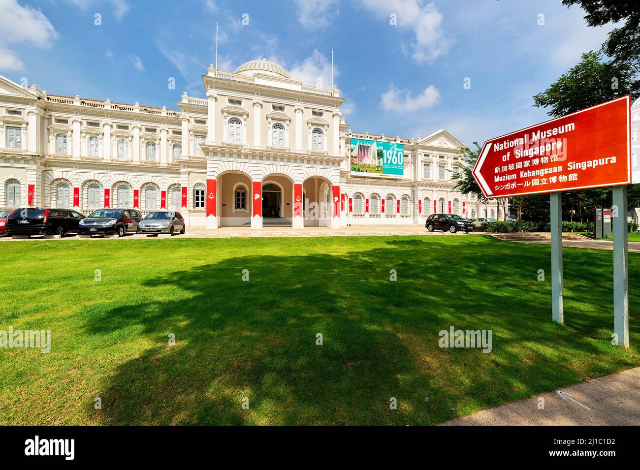 Singapore. Il Museo Nazionale di Singapore. Muzium Kebangsaan Singapore Foto Stock