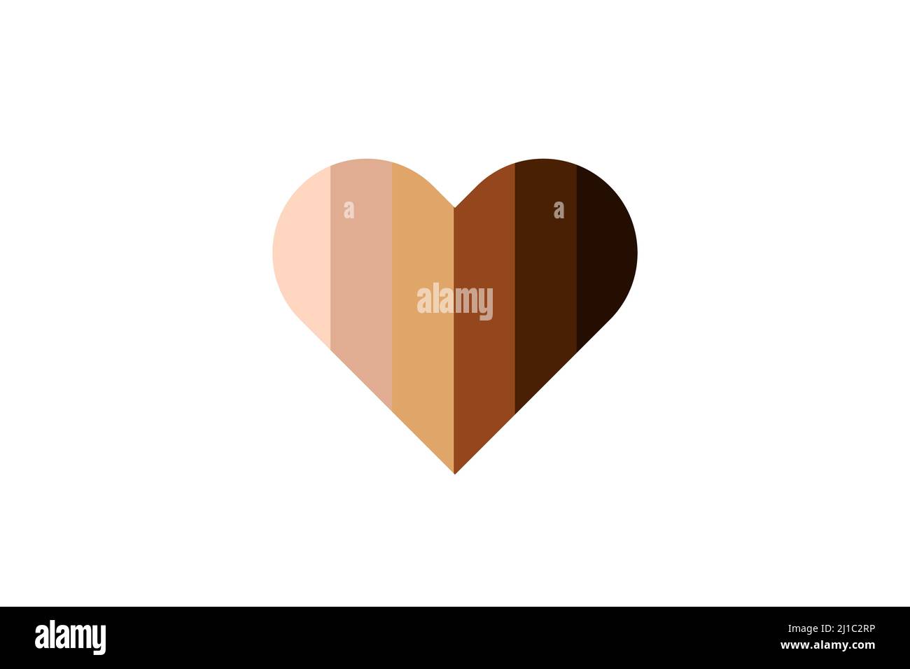 Arrestare il razzismo. Poster di azione del potest, banner o illustrazione del concetto di sfondo. Dire di no al razzismo Foto Stock