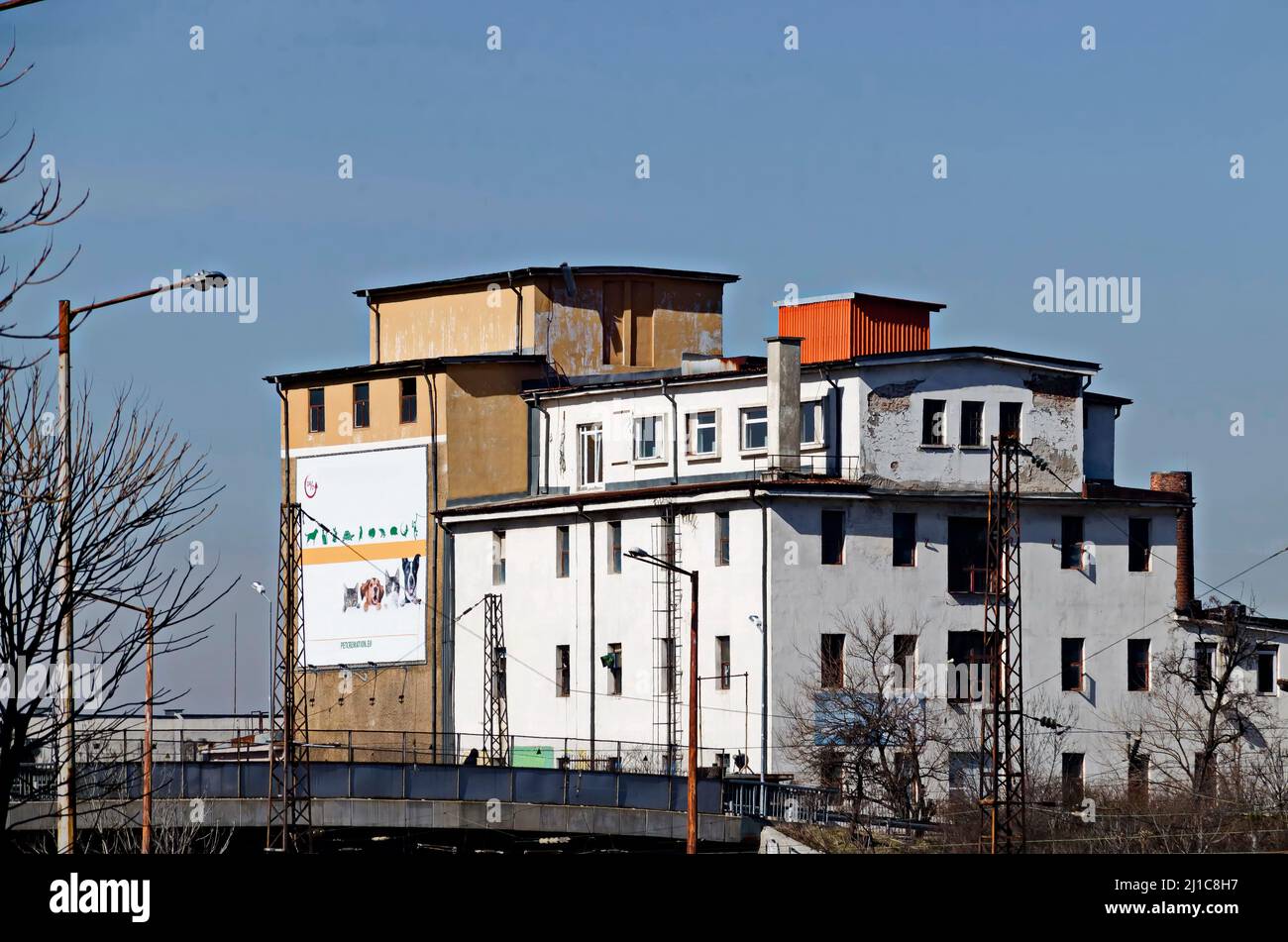 Costruzione per la cremazione di animali domestici cane, gatto e altri dopo la loro morte, Sofia, Bulgaria Foto Stock