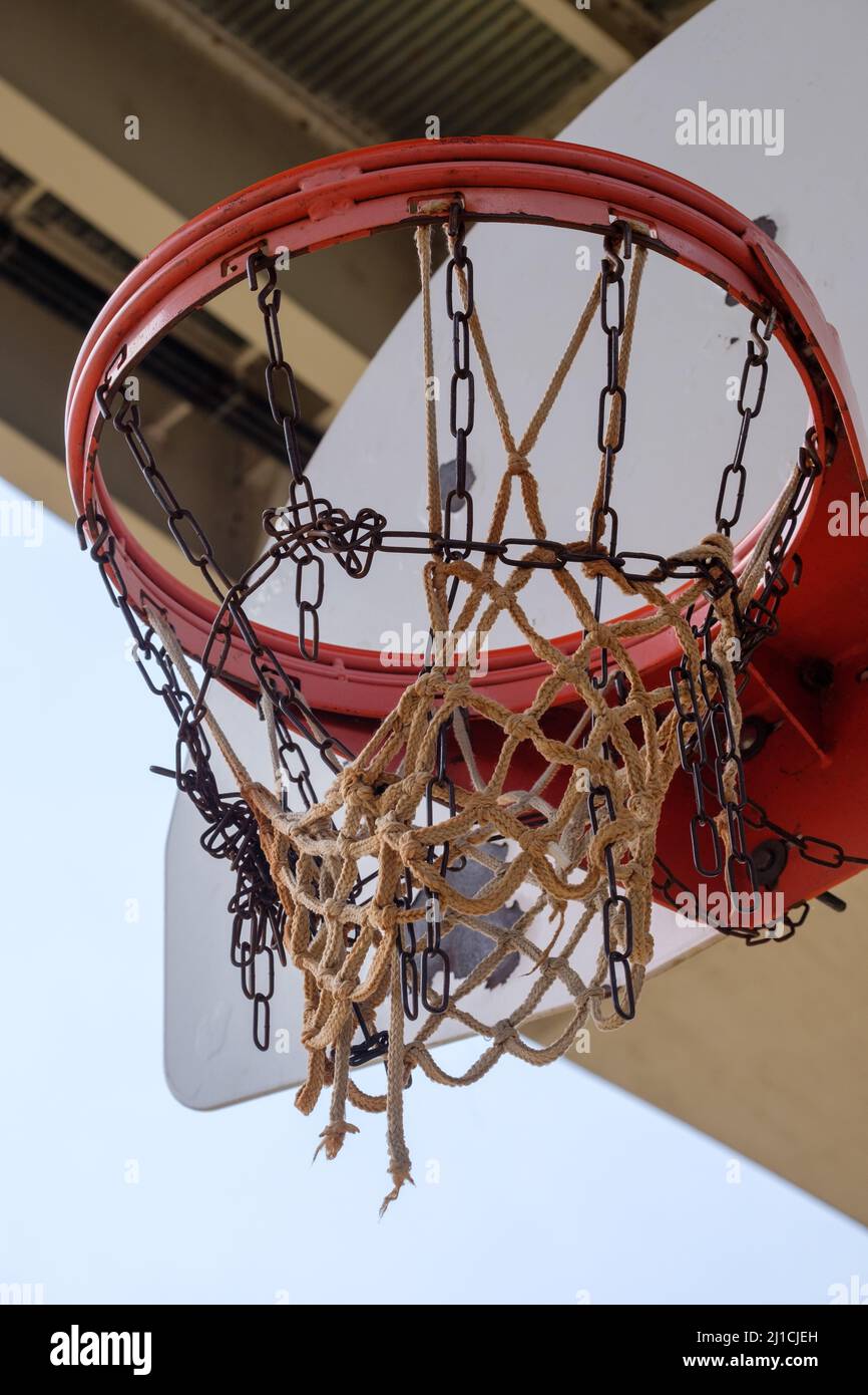 Canestro da basket Foto Stock