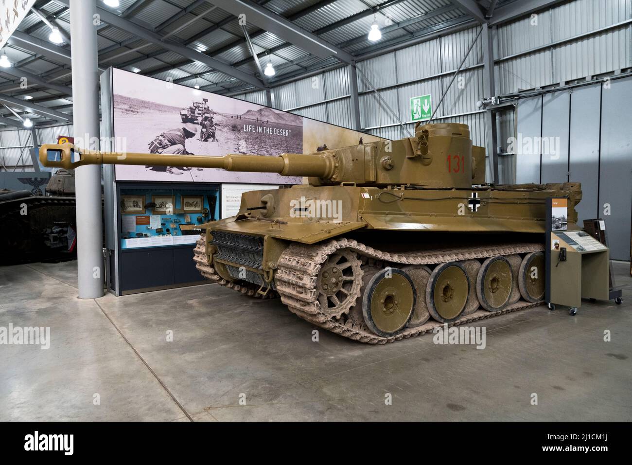 Tiger 131 Tank al Bovington Tank Museum, Dorset Foto Stock