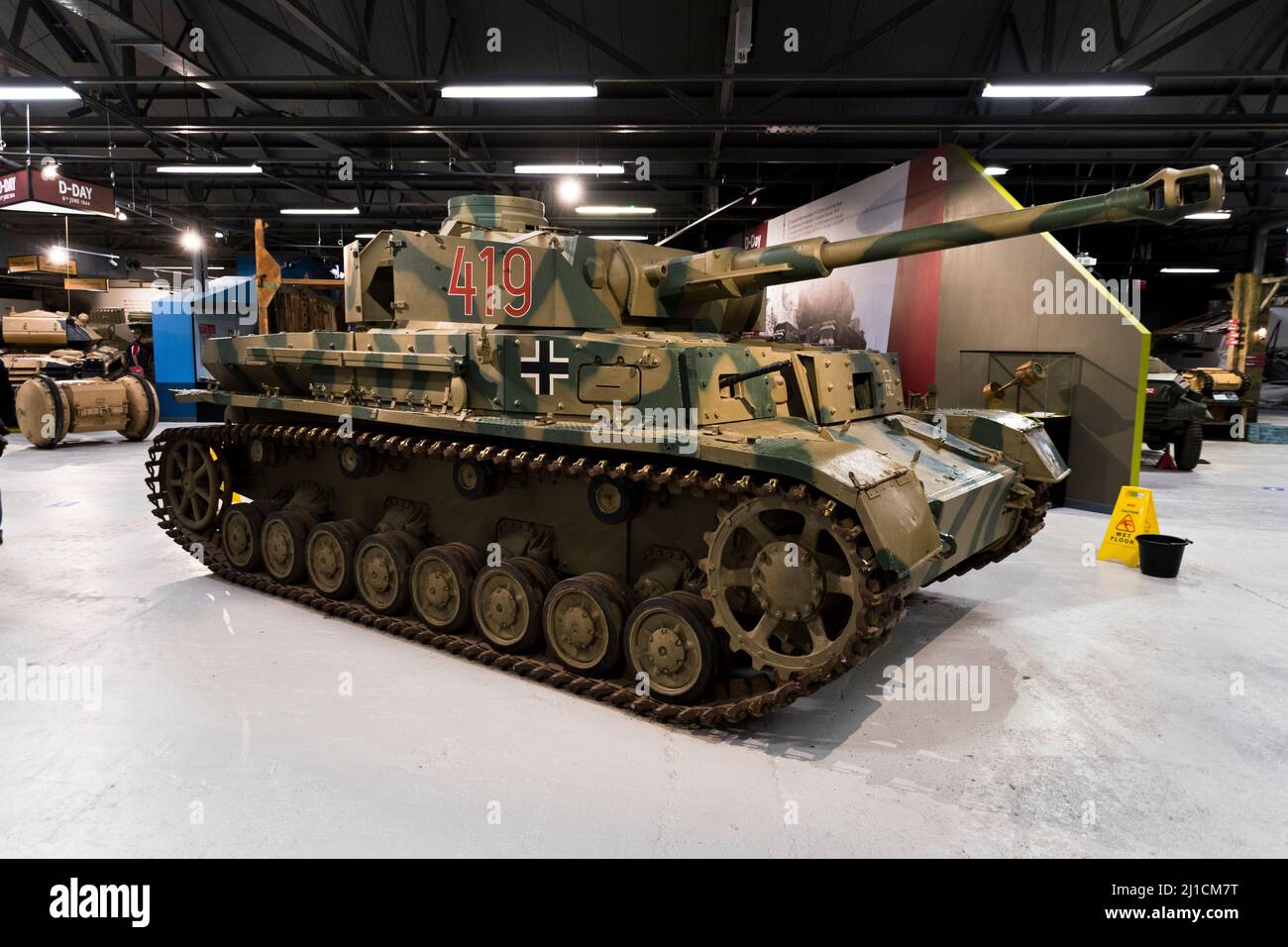 Tedesco Panzer IV serbatoio al Bovington Tank Museum, Dorset Foto Stock