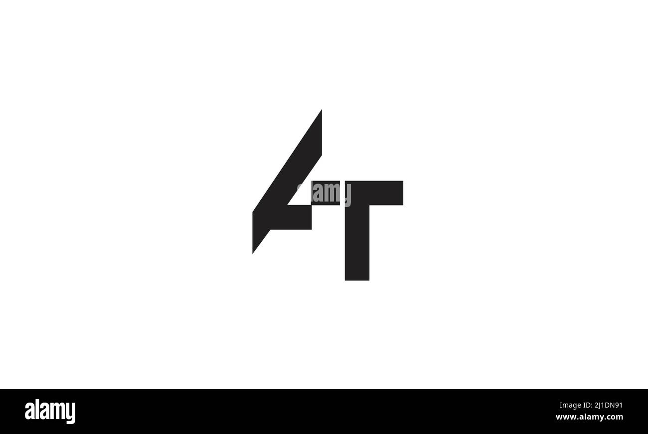 Lettere alfabetiche iniziali logo monogramma A, TA, A e T. Illustrazione Vettoriale