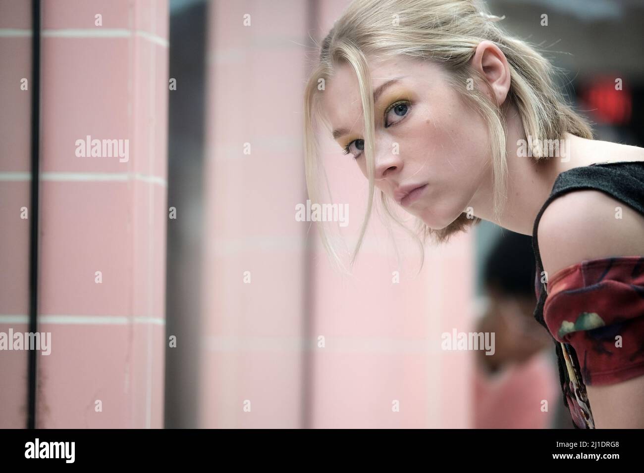 HUNTER SCHAFER in EUFORIA (2019), diretto da SAM LEVINSON. Credito: HOME BOX OFFICE (HBO) / Album Foto Stock