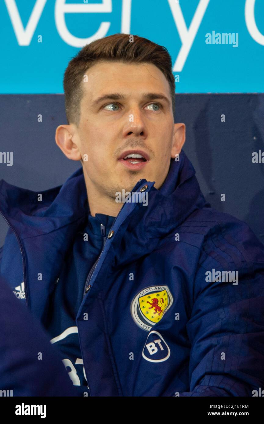 Glasgow, Scozia, 24th marzo 2022. Ryan Jack of Scotland durante la partita internazionale amichevole a Hampden Park, Glasgow. Il credito dell'immagine dovrebbe leggere: Neil Hanna / Sportimage Foto Stock