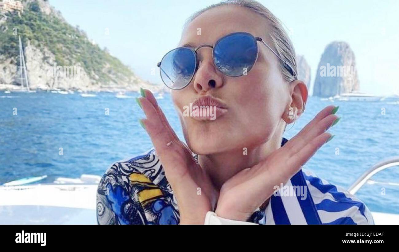 POLINA KOVALEVA nasce 996 steppaughaughter russo di Sergei Lavrov su uno dei suoi posti Instagram. Foto Stock