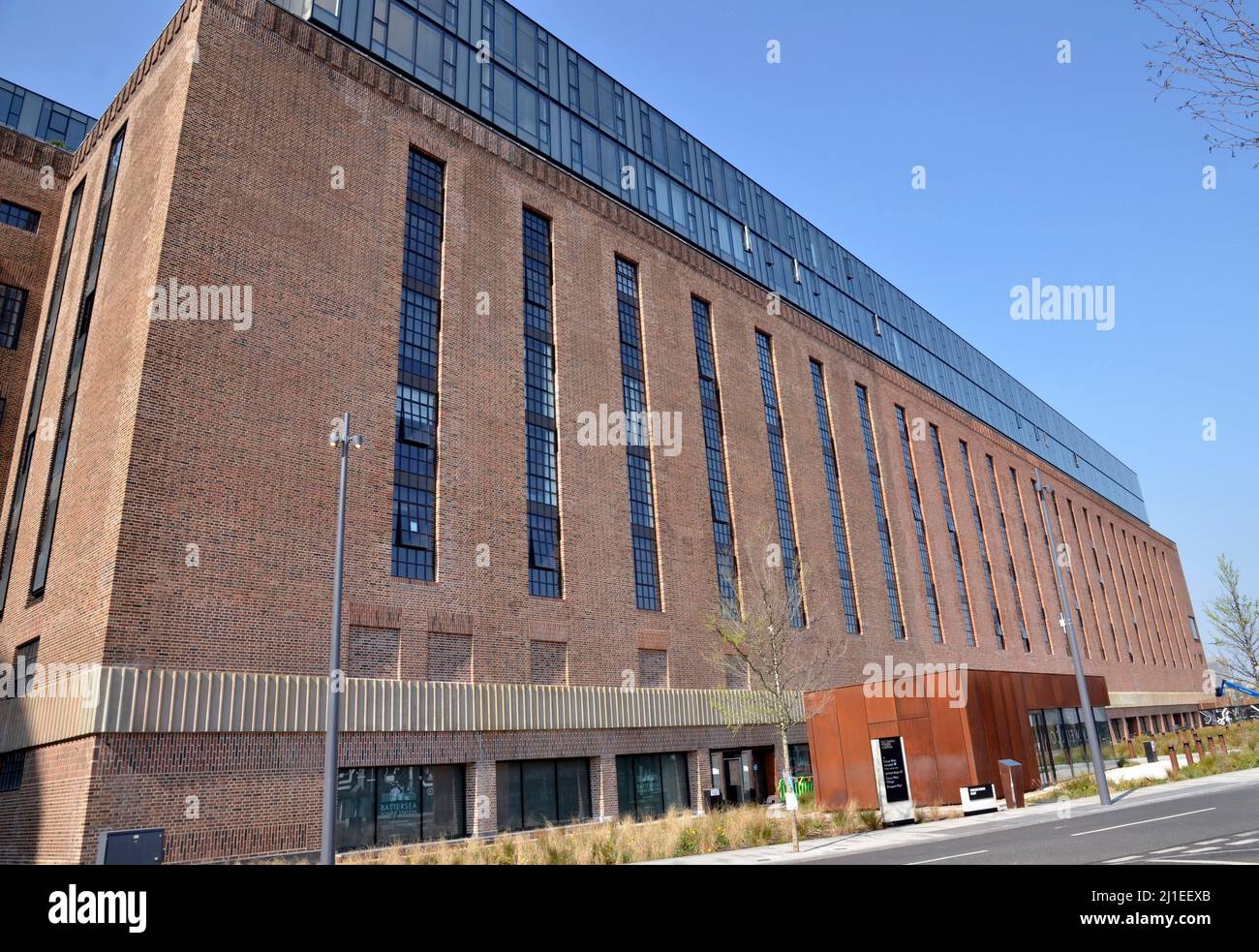 La nuova centrale elettrica di Battersea a Battersea, nel sud di Londra. Foto Stock